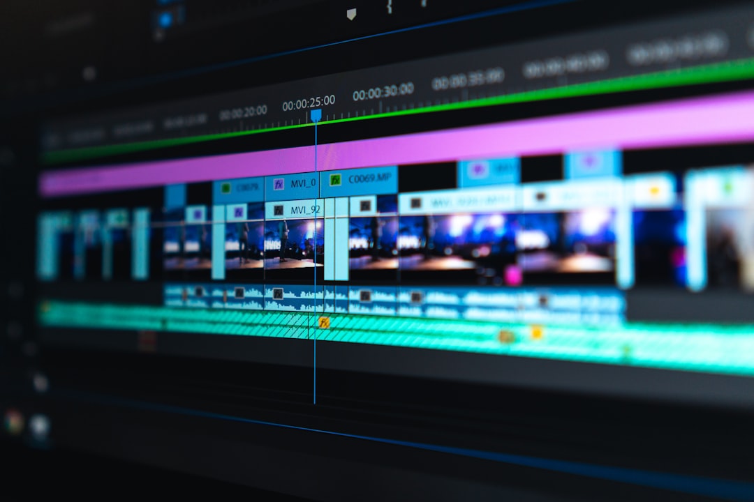 Editing timeline and color wheels